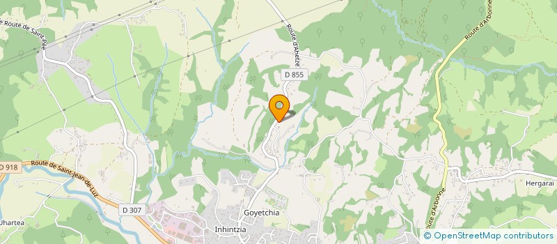 localisation de l'entreprise MONSIEUR CHRISTIAN OZCOIDI  SAINT-PEE-SUR-NIVELLE