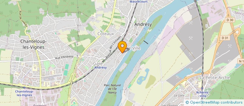 localisation de l'entreprise MONSIEUR CHRISTIAN OZIL-MAGUEUR  ANDRESY