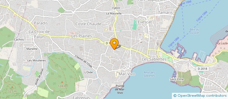 localisation de l'entreprise MONSIEUR CHRISTIAN PACAUD  LA SEYNE-SUR-MER