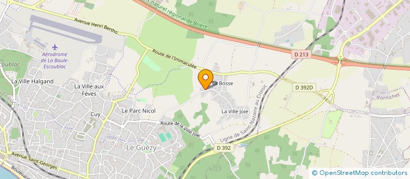 localisation de l'entreprise MONSIEUR CHRISTIAN PACHET à LA BAULE-ESCOUBLAC