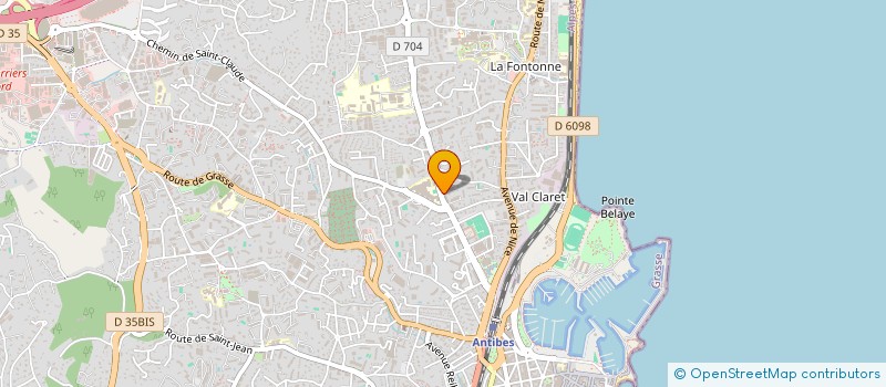 localisation de l'entreprise MONSIEUR CHRISTIAN PACIFICO à ANTIBES