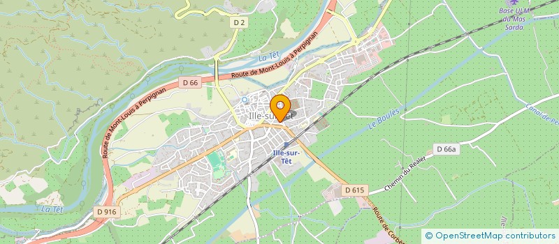 localisation de l'entreprise MONSIEUR CHRISTIAN PACULL à ILLE-SUR-TET