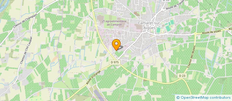 localisation de l'entreprise MONSIEUR CHRISTIAN PAGANO à CAMARET-SUR-AIGUES