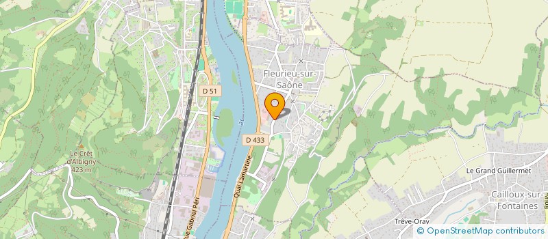 localisation de l'entreprise MONSIEUR CHRISTIAN PAGE  FLEURIEU-SUR-SAONE