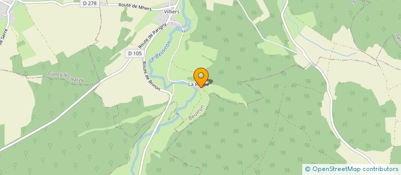 localisation de l'entreprise MONSIEUR CHRISTIAN PAILLARD  VARZY