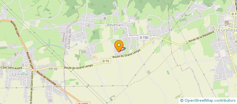 localisation de l'entreprise MONSIEUR CHRISTIAN PAILLET  BELMONT