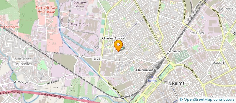 localisation de l'entreprise MONSIEUR CHRISTIAN PAIX à REIMS