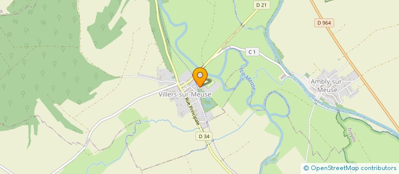 localisation de l'entreprise MONSIEUR CHRISTIAN PANIEL  VILLERS-SUR-MEUSE