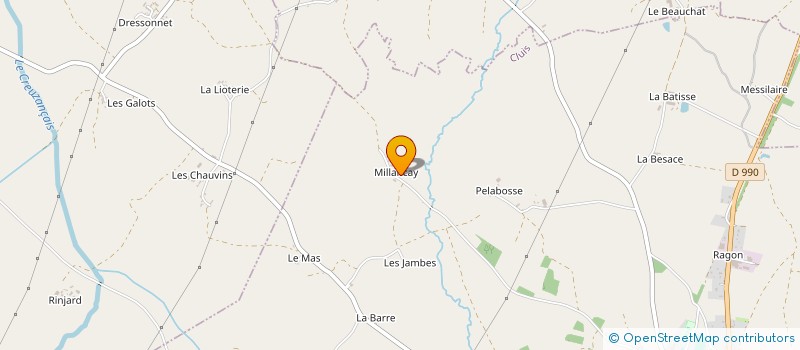 localisation de l'entreprise MONSIEUR CHRISTIAN PANTALEON à CLUIS