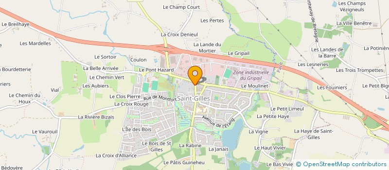 localisation de l'entreprise MONSIEUR CHRISTIAN PAPIN à SAINT-GILLES