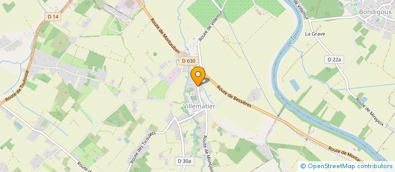 localisation de l'entreprise MONSIEUR CHRISTIAN PARISOTTO  VILLEMATIER