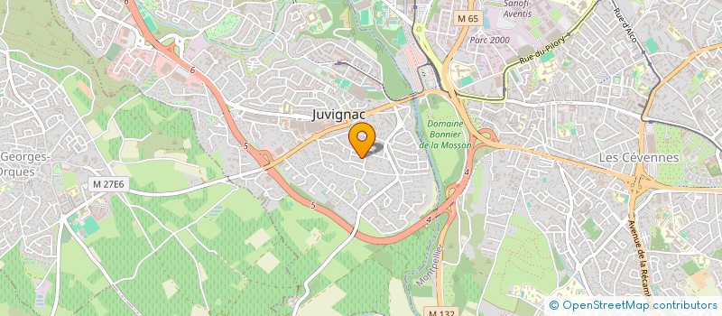 localisation de l'entreprise MONSIEUR CHRISTIAN PARRA à JUVIGNAC
