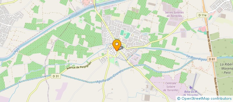 localisation de l'entreprise MONSIEUR CHRISTIAN PARRA  TORREILLES