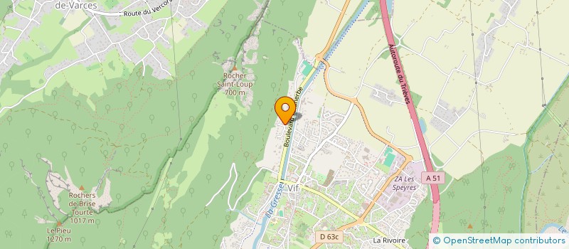 localisation de l'entreprise MONSIEUR CHRISTIAN PARRADO  VIF