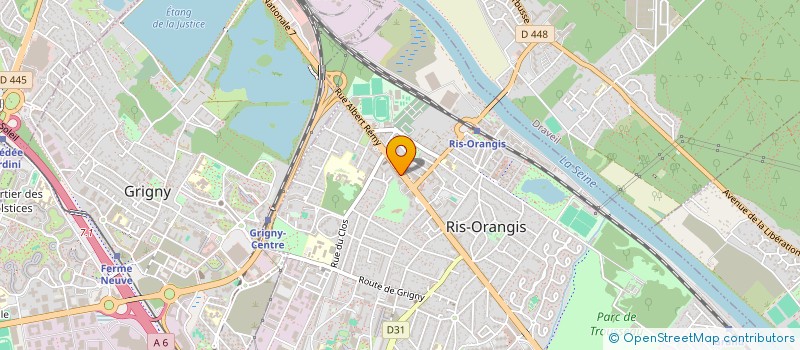 localisation de l'entreprise MONSIEUR CHRISTIAN PARRAUD à RIS-ORANGIS