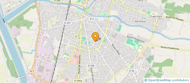 localisation de l'entreprise MONSIEUR CHRISTIAN PASCAL  MONTELIMAR