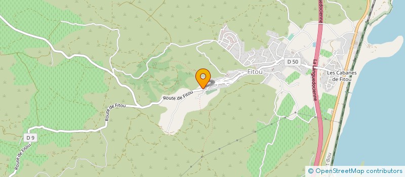 localisation de l'entreprise MONSIEUR CHRISTIAN PASQUER  FITOU