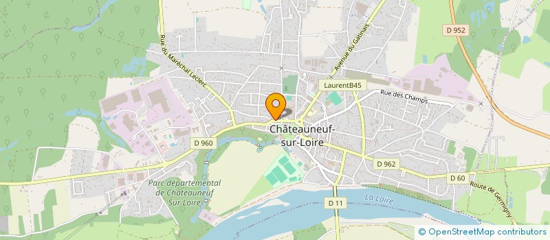 localisation de l'entreprise MONSIEUR CHRISTIAN PASSIGNY à CHATEAUNEUF-SUR-LOIRE