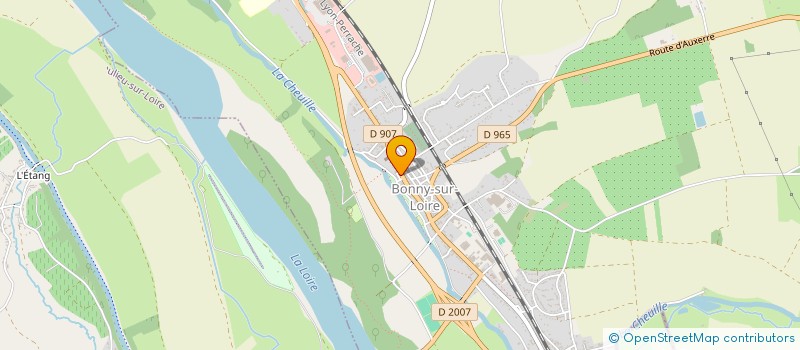localisation de l'entreprise MONSIEUR CHRISTIAN PATASSE à BONNY-SUR-LOIRE