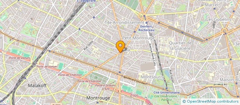 localisation de l'entreprise MONSIEUR CHRISTIAN PATRIARCHE  PARIS