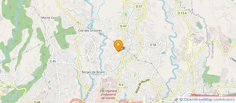 localisation de l'entreprise MONSIEUR CHRISTIAN PAUCELLIER  FORT-DE-FRANCE