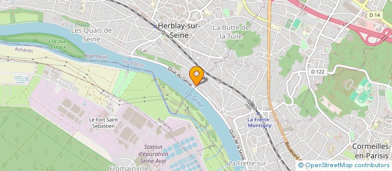 localisation de l'entreprise MONSIEUR CHRISTIAN PAUL à HERBLAY-SUR-SEINE