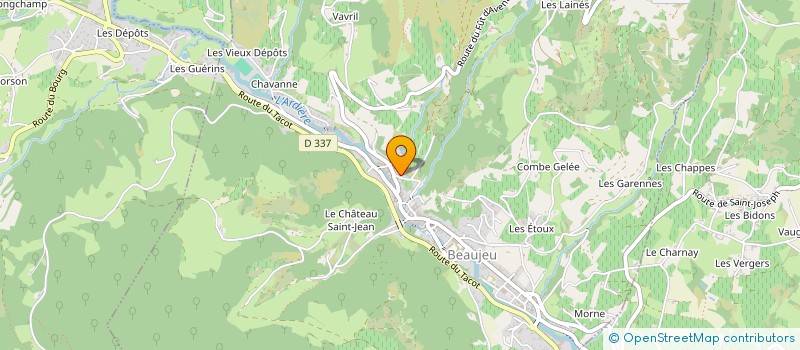 localisation de l'entreprise MONSIEUR CHRISTIAN PAVET à DEUX-GROSNES