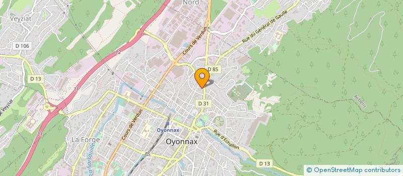 localisation de l'entreprise MONSIEUR CHRISTIAN PAVIOT  BELLIGNAT