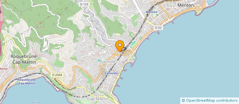 localisation de l'entreprise MONSIEUR CHRISTIAN PAYEN à ROQUEBRUNE-CAP-MARTIN