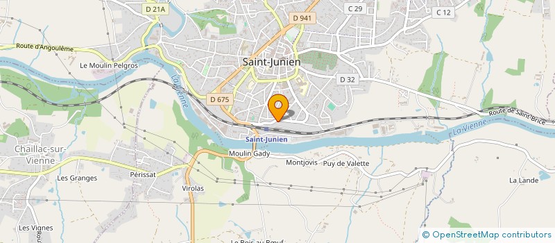localisation de l'entreprise MONSIEUR CHRISTIAN PEAN à SAINT-JUNIEN