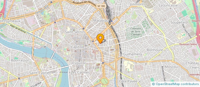 localisation de l'entreprise MONSIEUR CHRISTIAN PECH à TOULOUSE