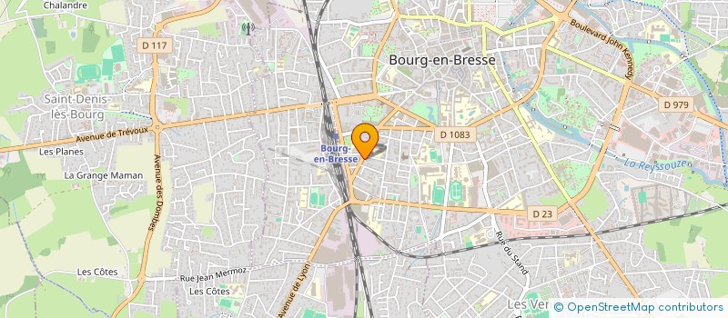 localisation de l'entreprise MONSIEUR CHRISTIAN PECHOUX  BOURG-EN-BRESSE