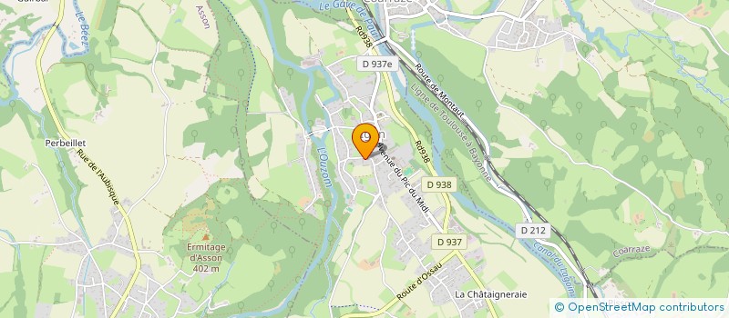 localisation de l'entreprise MONSIEUR CHRISTIAN PEDELABORDE  IGON