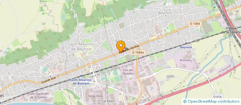 localisation de l'entreprise MONSIEUR CHRISTIAN PEGUET à BEYNOST