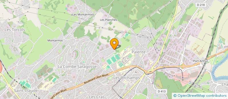 localisation de l'entreprise MONSIEUR CHRISTIAN PEIGNIER à BESANCON