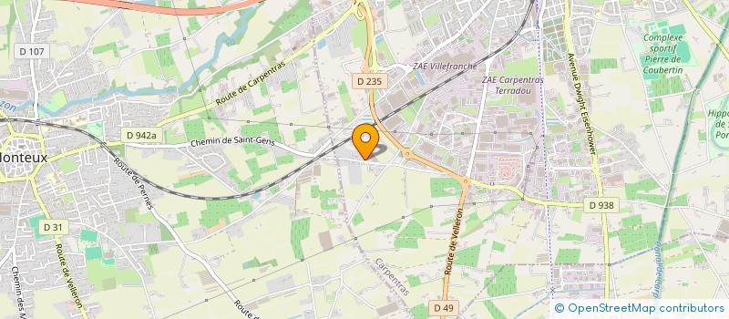 localisation de l'entreprise MONSIEUR CHRISTIAN PEINADO LLORENS à CARPENTRAS