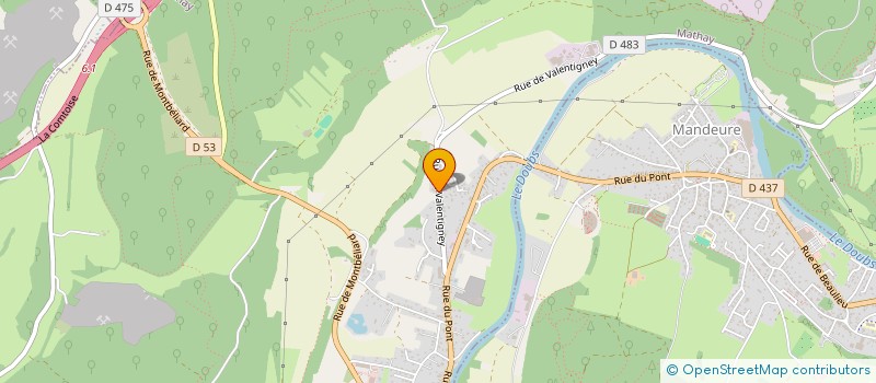 localisation de l'entreprise MONSIEUR CHRISTIAN PEKER  MATHAY