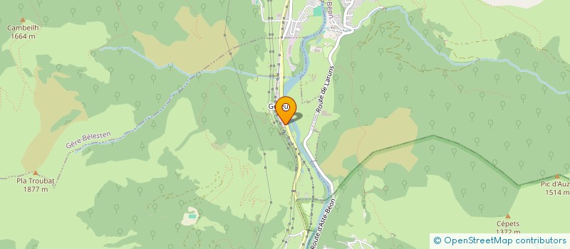 localisation de l'entreprise MONSIEUR CHRISTIAN PELEGRIN-PARDOU  LARUNS