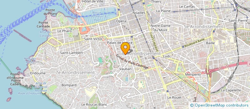 localisation de l'entreprise MONSIEUR CHRISTIAN PELISSIER à MARSEILLE