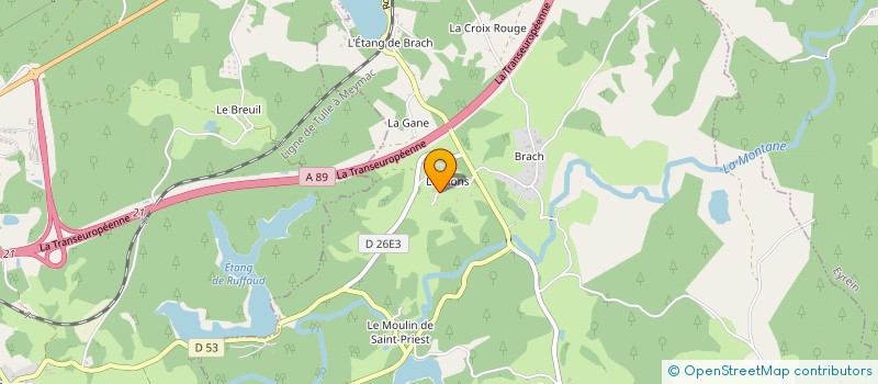 localisation de l'entreprise MONSIEUR CHRISTIAN PELISSIER à GIMEL-LES-CASCADES