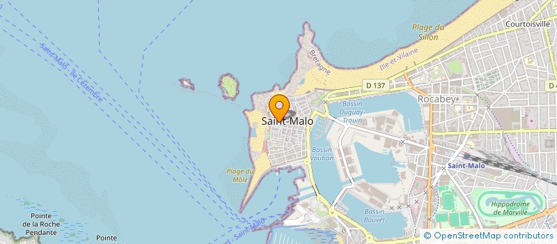 localisation de l'entreprise MONSIEUR CHRISTIAN PELLETIER  SAINT-MALO