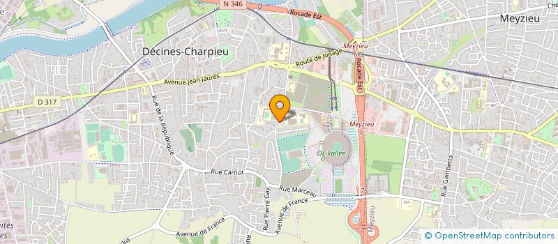 localisation de l'entreprise MONSIEUR CHRISTIAN PELOTIER  DECINES-CHARPIEU