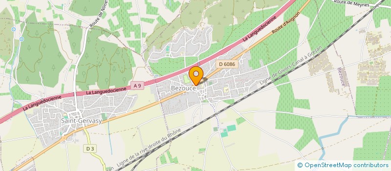 localisation de l'entreprise MONSIEUR CHRISTIAN PELOUZET  BEZOUCE