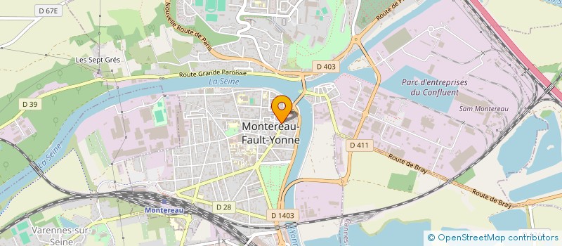 localisation de l'entreprise MONSIEUR CHRISTIAN PELTIER à MONTEREAU-FAULT-YONNE