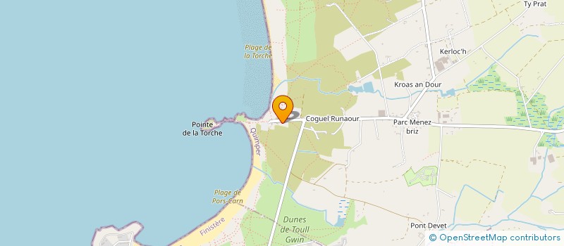 localisation de l'entreprise MONSIEUR CHRISTIAN PENNAMEN à PLOMEUR