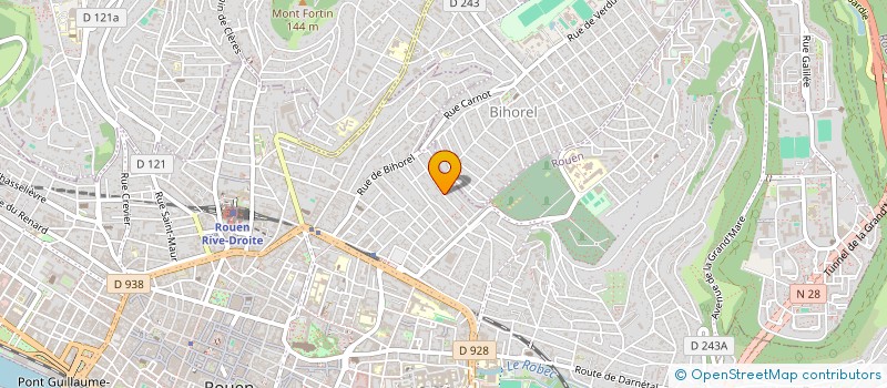 localisation de l'entreprise MONSIEUR CHRISTIAN PENNEAU  ROUEN