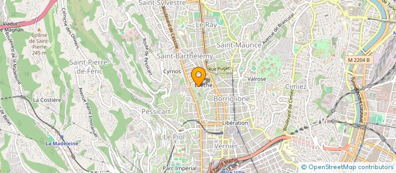 localisation de l'entreprise MONSIEUR CHRISTIAN PEQUILLET à NICE