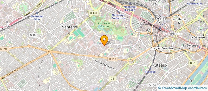localisation de l'entreprise MONSIEUR CHRISTIAN PERA à NANTERRE