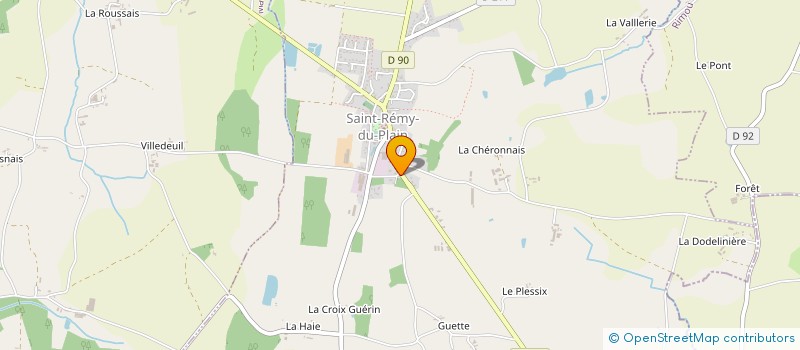 localisation de l'entreprise MONSIEUR CHRISTIAN PERCHERON  SAINT-REMY-DU-PLAIN