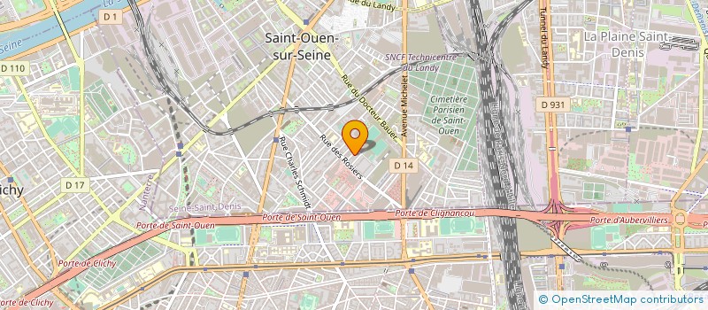 localisation de l'entreprise MONSIEUR CHRISTIAN PEREIRA à SAINT-OUEN-SUR-SEINE